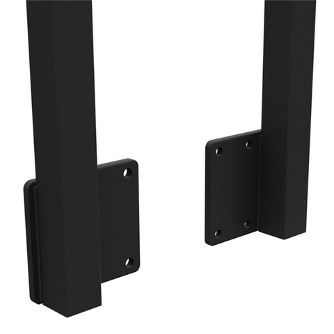 Heavy Duty Face Mount Post - 1 Left & 1 Right - 1500mm Height