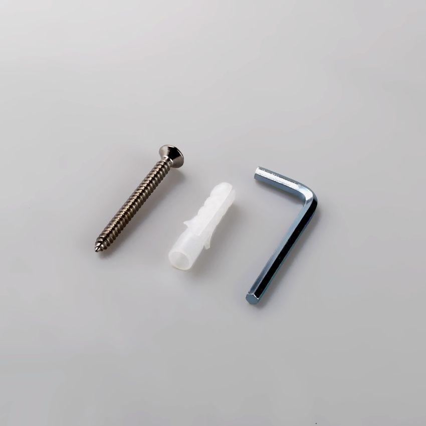MICRO BRACKET GLASS TO WALL MECHANICAL FIXING 90 Degrees - Chrome
