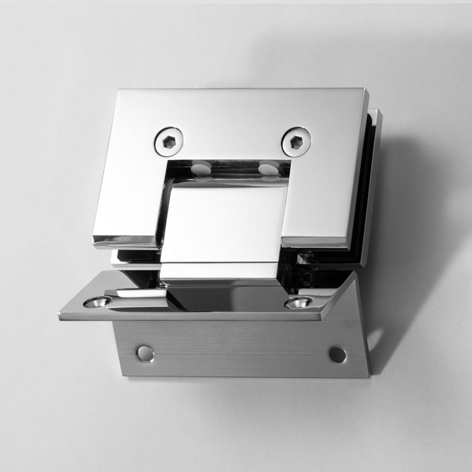 FORGE SHOWER HINGE GLASS TO WALL 135 Degrees 10mm glass - Chrome
