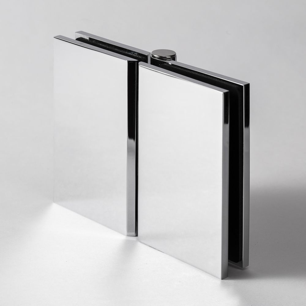 FORGE SHOWER HINGE GLASS TO GLASS BIFOLD  10mm glass - Chrome