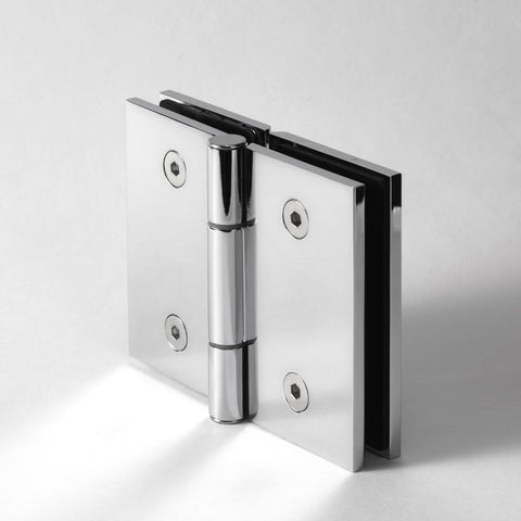 FORGE SHOWER HINGE GLASS TO GLASS BIFOLD  10mm glass - Chrome