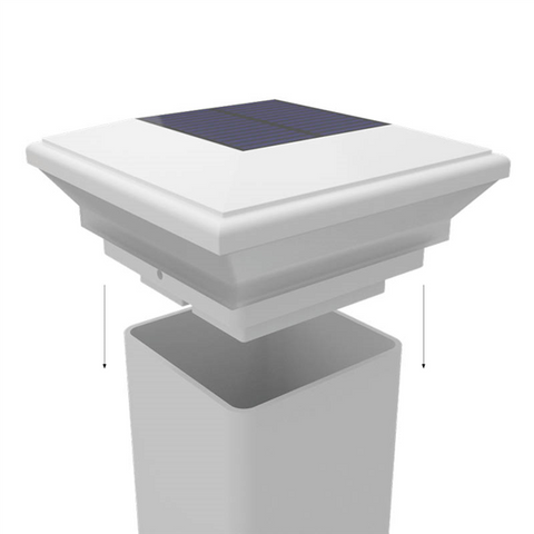 Hampton Solar Light, PVC fence posts