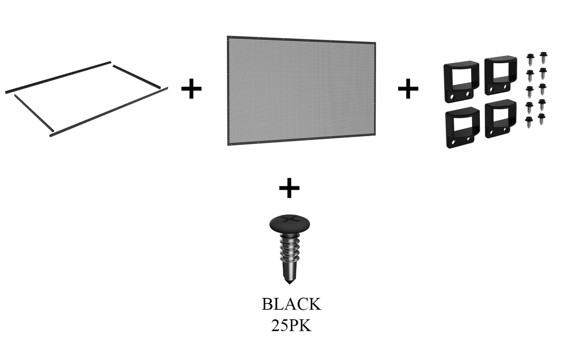 PREMIUM Perforated Pool Fence Kit -With Brackets - 1200mm High x 2147mm Wide