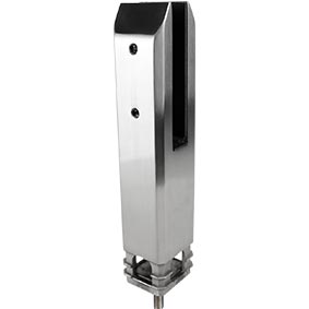 Balustrade Spigot Madrid Deluxe SS2205 Core Drill Spigot With Dress Ring (suits 15mm to 17.52mm glass)