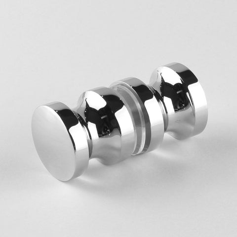 SHOWER KNOB ROUND RECESSED - Chrome