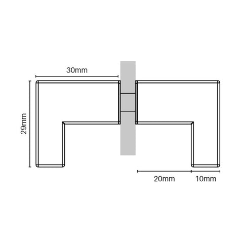 SHOWER KNOB MICRO SQUARE - Chrome