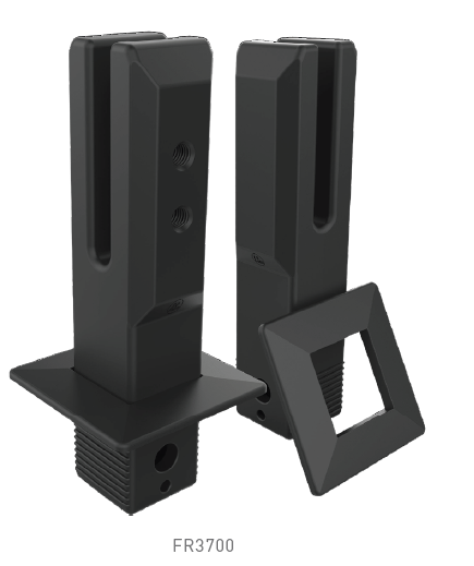 Square Composite Pool Fence  Spigot -2 Pack (Inc Cover Rings)