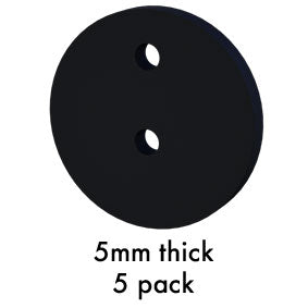 NORSK - 2mm or 5mm Packer - Black - 5pk