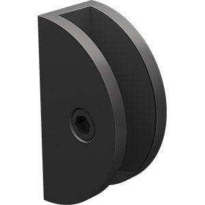 Purity Showerscreens® Round Wall Bracket - Matt Black