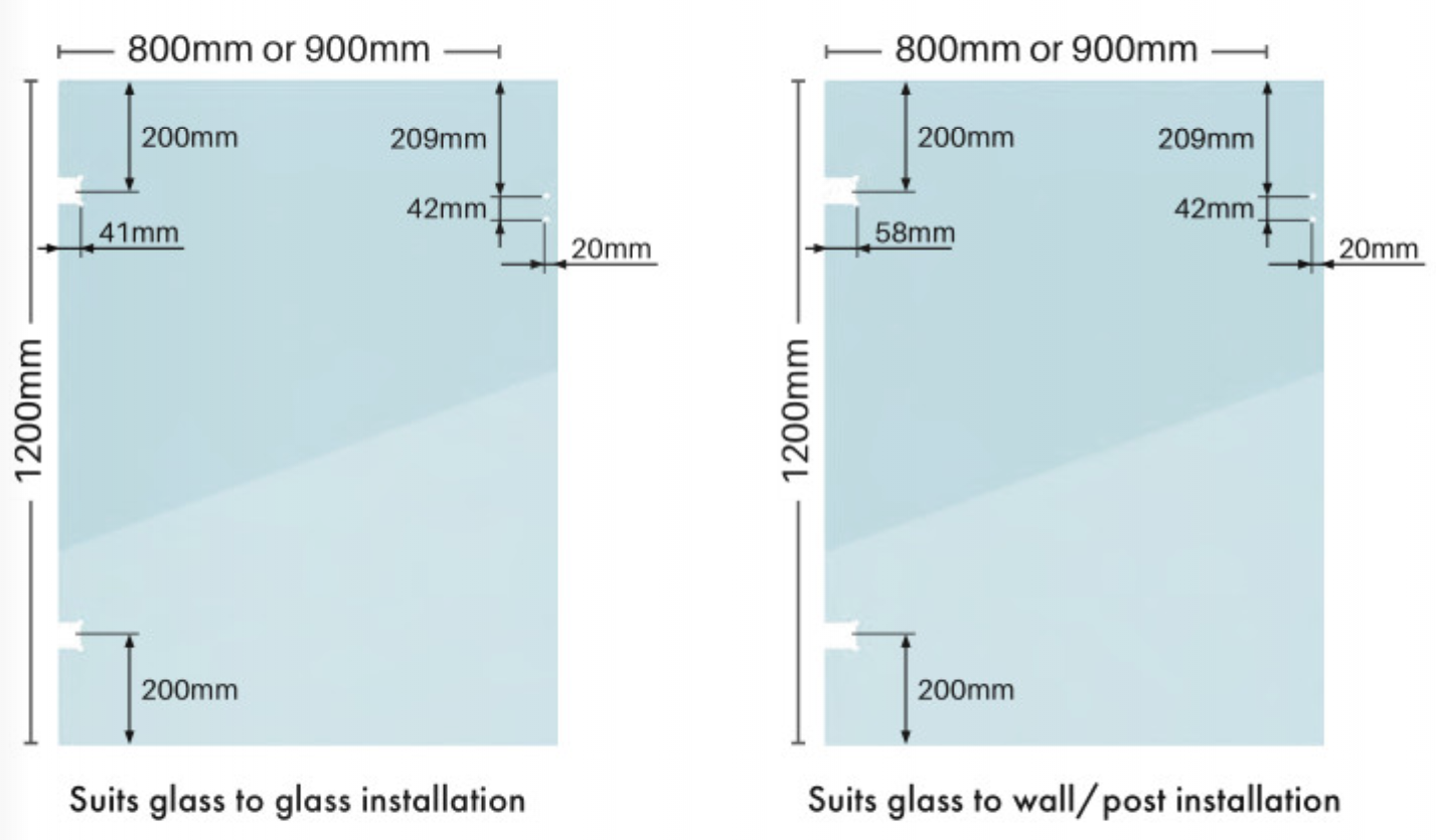 Polaris Glass Pool Fence Gate