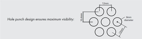 Premium Full Perf Balustrade Infill Sheet - 1726mm W x 988mm H