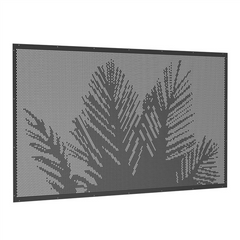 Perforated Premium Deco Perf Infill Panel - 1988mm W x 1188mm H Perf Pool Fence Panel