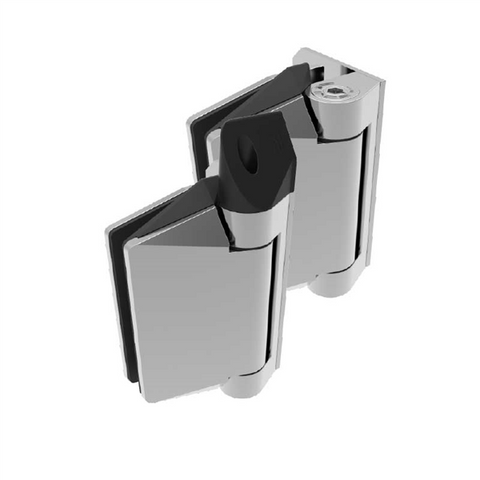 Polaris Soft Close Hinges,  POLARIS 125 GLASS TO WALL, Glass Pool fence hinge, 1 x pair