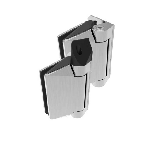 Polaris Soft Close Hinges,  POLARIS 125 GLASS TO WALL, Glass Pool fence hinge, 1 x pair