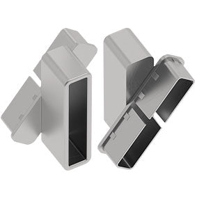 Louvre Brackets - 1x LEFT & 1x RIGHT for 65mm slat