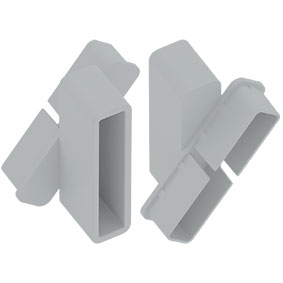 Louvre Brackets - 1x LEFT & 1x RIGHT for 65mm slat