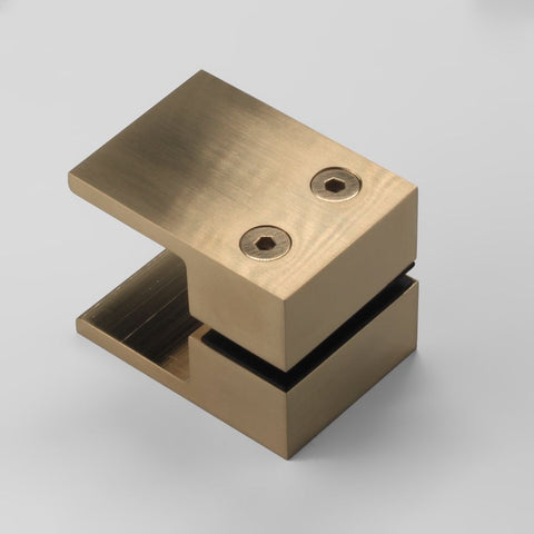 SQUARE SHOWER KNOB HANDLE - Brushed Brass