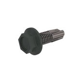 Hex Head Self Drilling Screw Tek Screw, Bags of 100, 12g x 20mm, choose colour