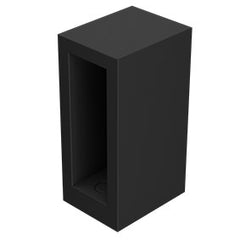 Slimline rail Wall bracket MATT BLACK SS304