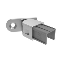 Summit Nanorail 25x21mm wall plate horizontal adj Left, Polished