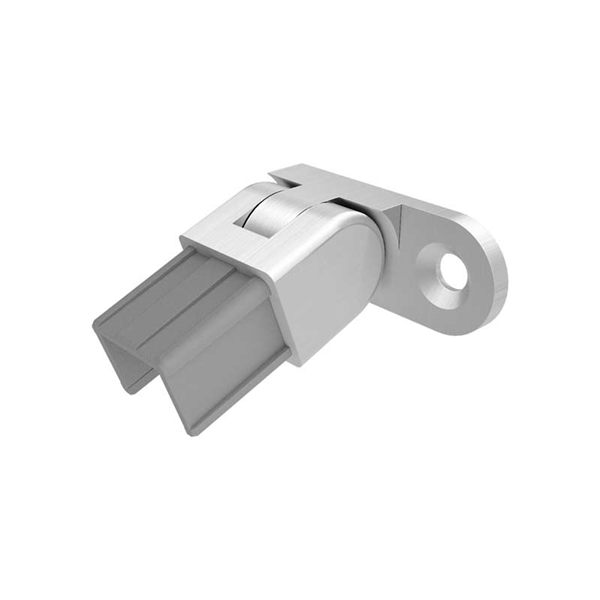 Summit Nanorail 25x21mm wall plate vertical adjustable - Right - Satin