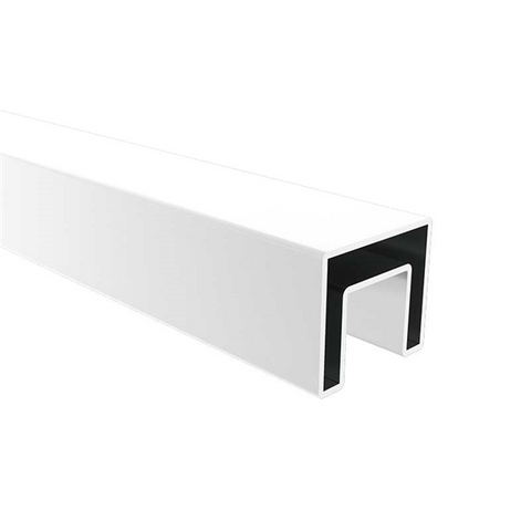 Nanorail Handrail - MATT WHITE -  25 x 21mm - 5800MM LENGTH