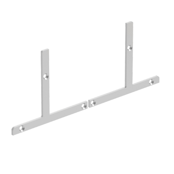 VISOR Balustrade - 'T' Deck Mount End Plates - Pack of 2