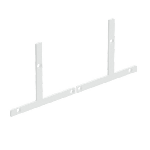 VISOR Balustrade - 'T' Deck Mount End Plates - Pack of 2