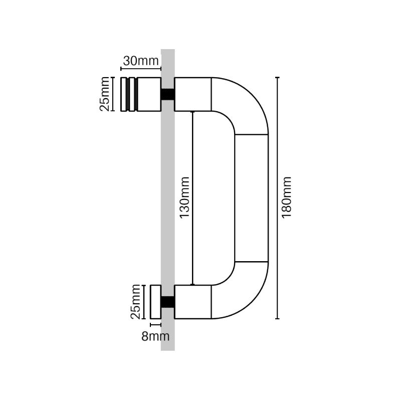 TOWEL RAIL 155MM