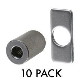 M10 barrel fixing & rectangular washer Pack of 10