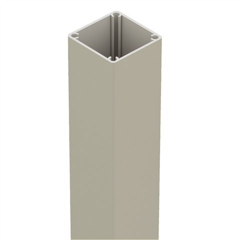 65x65mm heavy duty post 2400mm H  3mm wall thickness, heavy duty, with top cap