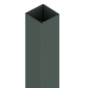 65x65mm heavy duty post 2400mm H  3mm wall thickness, heavy duty, with top cap