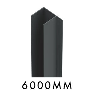 Aluminium F Section - Extrusion - 6000MM LONG