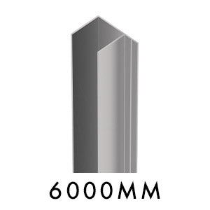 Aluminium F Section - Extrusion - 6000MM LONG