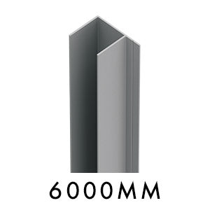 Aluminium F Section - Extrusion - 6000MM LONG