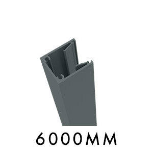 U channel Side frame 28mm x 32mm 6000MM LONG for slats, push fit