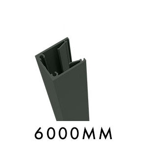 U channel Side frame 28mm x 32mm 6000MM LONG for slats, push fit