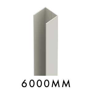 U Channel - Extrusion - 6000MM LONG  30mm x 33mm