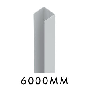 U Channel - Extrusion - 6000MM LONG  30mm x 33mm